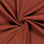 Tissu Sweat envers molletonné CosyMood uni Brique