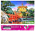 Diamond Painting Broderie Diamant LUMINLIFE 70x50cm, 5D, diamants ronds - Jardin Hong Kong