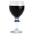 6 marque-verre en silicone - Moustache