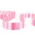 Film 20m Sangle bicolore Rose Clair 25mm