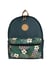Sac à dos M - Vert avec pochette à fleurs - Zurich - 20L - EASYOU