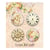4 badges métal décoration embelissement scrapbooking Lemoncraft GROW OLD WITH ME 99