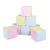 Lot cubes XXL mousse 8 pcs rose, bleu, jaune