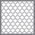 Pochoir Alvéoles classiques, 30,5x30,5cm, 1pce.