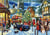 Puzzle 1500 pièces - Rues à Noël - Alipson Puzzle