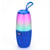 Enceinte Bluetooth Waterproof Portable 5W Haute Puissance Avec Lumière RGB Et Autonomie 10H Bleu YONIS