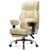 Chaise gaming ergonomique - GTPLAYER - Similicuir ivoire