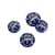 Bouton 2 trous bonhomme bleu marine