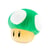 Peluche Mocchi Mocchi Super Mario : champignon vert 1 up - Tomy