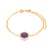 Bracelet Hexalia en pierres Améthyste - Sloya