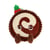 Peluche bûche de Noël parfumée chocolat
