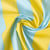 Tissu Coton Enduit Rayures Bicolore acidulés jaune sur fond Vert menthe