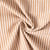 Tissu Coton d'ameublement Simone rayé Ocre sur fond Ecru