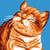 LUC - Kit canevas Soudan Gros Chat 25x25 cm