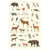Longue vue editions - Animaux des forêts - Affiche 40 x 60 cm