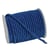 4 mètres de cordon, cordelette unie tressée décoration, scrapbooking couture 4 mm BLEU FONCE