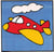 Kit canevas soudan enfant Avion