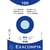 Paquet 100 fiches sous film - bristol uni non perforé 210x297mm - Bleu ciel - x 10 - Exacompta