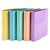 Classeur 4 anneaux en D 25mm Aquarel - A4 - Couleurs assorties - x 10 - Exacompta