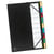 Trieur rigide ordonator dos extensible 9 compartiments - Couleurs assorties - x 6 - Exacompta