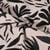 Tissu Jacquard Gobelin noir sur fond Ecru