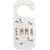 Accroche-porte personnalisable - Papillons blanc