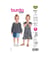 Patron Burda 9249 - Robe et la blouse encolure rectangulaire 2-7 ans taille n°FR 2-7 ANS