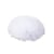 Broche fleur fluffly 7cm blanc