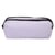 Trousse - Mauve - 2 compartiments - Fermeture zip - 23x8x9cm - Scolaire