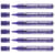 Lot de 6 marqueurs permanents - EDDING - Pointe ronde 1,5-3 mm - Violet - 2000C