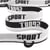 Bobine 20m élastique sport cordon 40mm Blanc