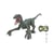 Dinosaure Vélociraptor 2,4GHz