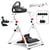 Support volant réglable GTPLAYER - Métal - Blanc - 68,5 à 80 cm