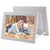 Cadre Photo Numérique 13 Pouces LED Télécommande Lecteur MP3 MP4 USB SD Argent Argent YONIS