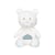 Doudou en velours blanc