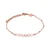 Bracelet Piana en pierres Quartz Rose