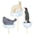 Cake Toppers Animaux Polaires - Recyclable