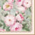 4 serviettes en papier découpage collage 33 cm Easy Life TABLEAU DE ROSES