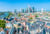 Puzzle 1000 pièces - Vue aérienne de Francfort, Allemagne - Bluebird Puzzle