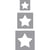 Perforatrices fantaisie Kit: Etoiles, 1,6cm+2,54cm+3,81cm, 3 pces