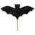 12 Pics Chauve-Souris - Noir Pailleté