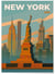 Affiche ville New York 4 | A3 : 29,7x42cm