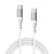 Force Power Câble Renforcé USB C/USB C 3m - 3A Blanc