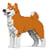 Chien Akita Inu roux Taille standard | JEKCA | 14 ans et +