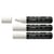 Lot de 3 marqueurs peinture acrylique pointe large biseautée 4-10mm - STABILO FREE - Blanc