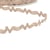 Bobine 25m serpentine asymétrique 8mm Beige