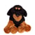 Peluche - Floppipup rottweiler - 22 cm