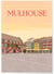 Affiche ville Mulhouse | A3 : 29,7x42cm