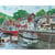 Kit tableau broderie diamant 40x50cm Sur le port