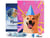 Diamond Painting Broderie Diamant Figured’Art 40x50cm toile tendue sur châssis en bois - diamants carrés - Chien souriant pop art